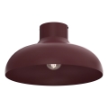 Plafonsko svetlo BASCA 1xE27/15W/230V prečnika 40 cm bordo