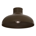 Plafonsko svetlo BASCA 1xE27/15W/230V, prečnika 40 cm, braon