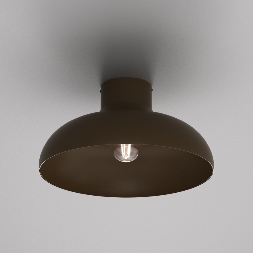 Plafonsko svetlo BASCA 1xE27/15W/230V, prečnika 40 cm, braon