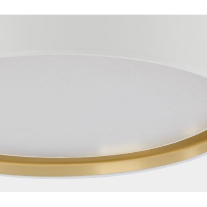 Plafonsko svetlo BILBAO 4xE27/15W/230V, prečnik 60 cm, belo/zlatno