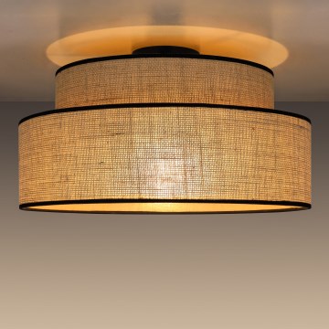 Plafonsko svetlo BOHO 1xE27/60W/230V prečnika 40 cm u bež boji