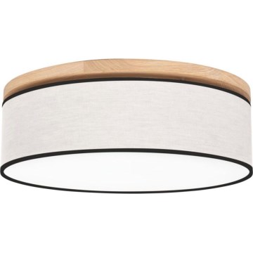 Plafonsko svetlo BOHO 4xE27/25W/230V, prečnik 58 cm, hrast