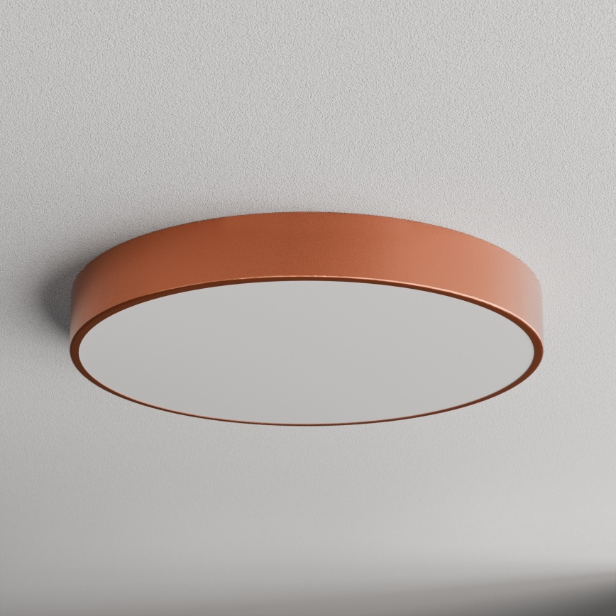 Plafonsko svetlo CLEO 5xE27/24W/230V, prečnik 60 cm, bakarne boje