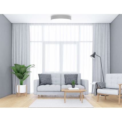 Plafonsko svetlo CLEO 5xE27/24W/230V prečnika 60 cm sivo