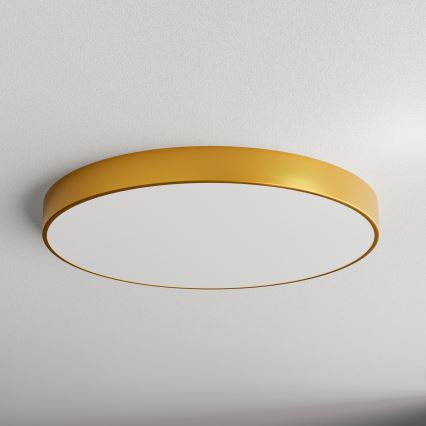 Plafonsko svetlo CLEO, 6xE27/24W/230V, prečnik 80 cm, zlatna