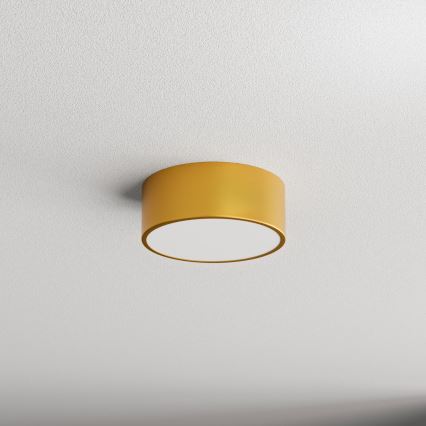 Stropna svetiljka CLEO sa senzorom pokreta i sumraka 1xE27/40W/230V, prečnik 20 cm, zlatna