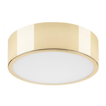 Plafonsko svetlo DANTE 1xE27/60W/230V, prečnika 26 cm, zlatna