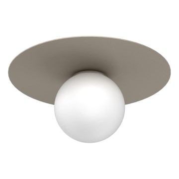 Plafonsko svetlo FLAT 1xE27/15W/230V, prečnik 35 cm, bež