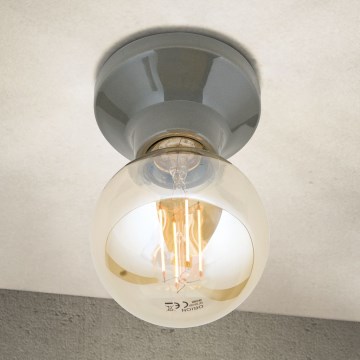 Plafonsko svetlo FROST 1xE27/60W/230V sivo
