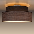 Plafonsko svetlo GRACE 1xE27/60W/230V Ø 40 cm braon/bež
