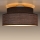 Plafonsko svetlo GRACE 1xE27/60W/230V Ø 40 cm braon/bež
