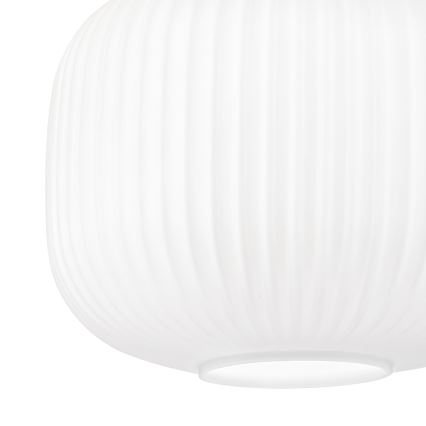 Plafonsko svetlo HARMA WOOD 1xE27/15W/230V hrast/bela prečnik 25 cm