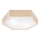Plafonsko svetlo HEX NATURAL 2xE27/60W/230V, prečnika 43 cm, od borovine
