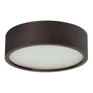Plafonsko svetlo JASMIN 1xE27/20W/230V borovina pr. 27,5 cm wenge