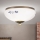 Plafonsko svetlo LANDHAUS 1xE27/60W/230V prečnika 21 cm bronza/bela/plava
