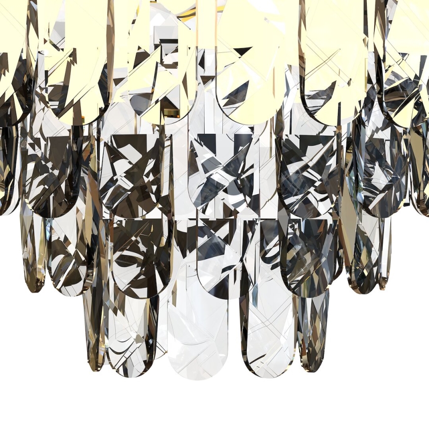 Plafonsko svetlo LUXURIA 9xE14/40W/230V, prečnik 48 cm, zlatna