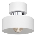 Plafonsko svetlo MARTI 1xE27/15W/230V bela/sjajni hrom