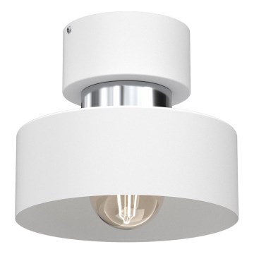 Plafonsko svetlo MARTI 1xE27/15W/230V bela/sjajni hrom