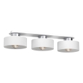 Plafonsko svetlo MARTI 3xE27/15W/230V belo/sjajni hrom