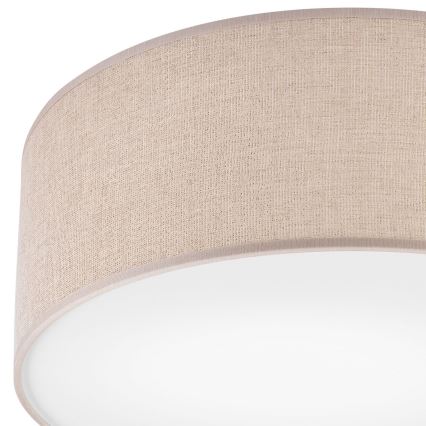 Plafonsko svetlo MONTE 1xE27/60W/230V, prečnik 35 cm, braon