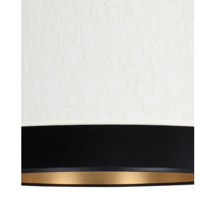 Plafonsko svetlo NATIA 1xE27/60W/230V, prečnik 45 cm, belo/crno