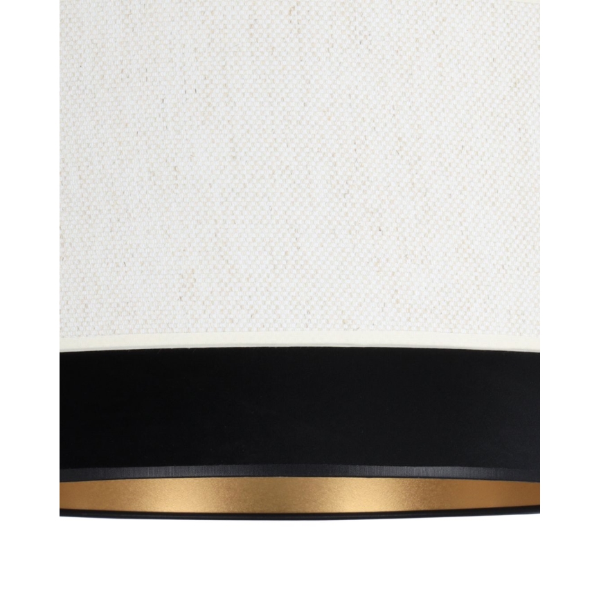 Plafonsko svetlo NATIA 1xE27/60W/230V, prečnik 45 cm, belo/crno