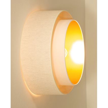 Plafonsko svetlo NATIA 1xE27/60W/230V prečnik 45 cm belo