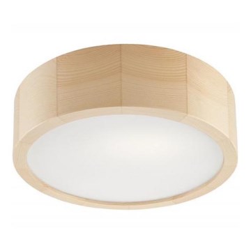 Plafonsko svetlo NATURAL 1xE27/60W/230V, prečnik 27,5 cm, borovina