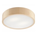 Plafonsko svetlo NATURAL 2xE27/60W/230V, prečnika 37,5 cm, od borovine