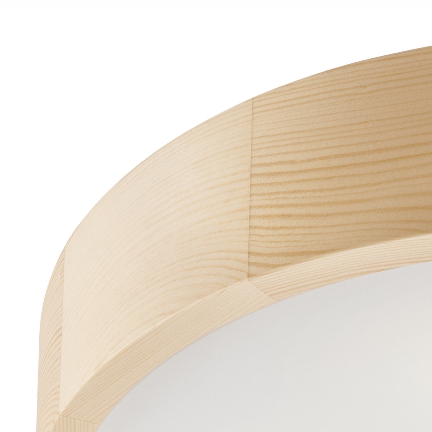 Plafonsko svetlo NATURAL 3xE27/60W/230V prečnik 47,5 cm borovina