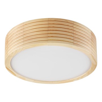 Plafonsko svetlo NATURAL MODERN 1xE27/15W/230V prečnik 27,5 cm borovina