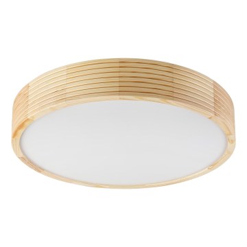 Plafonsko svetlo NATURAL MODERN 3xE27/15W/230V, prečnik 47,5 cm, borovina