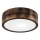 Plafonsko svetlo OAK SMOKY 1xE27/15W/230V Ø 27,5 cm hrast/tamno braon