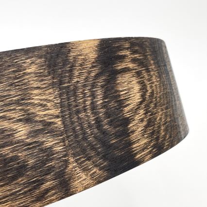 Plafonsko svetlo OAK SMOKY 1xE27/15W/230V Ø 27,5 cm hrast/tamno braon