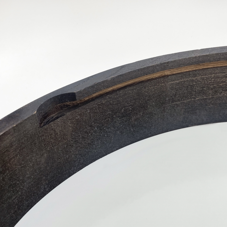 Plafonsko svetlo OAK SMOKY 1xE27/15W/230V Ø 27,5 cm hrast/tamno braon