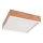 Plafonsko svetlo OAK SQUARE 4xE27/15W/230V 39x39 cm hrast/bela