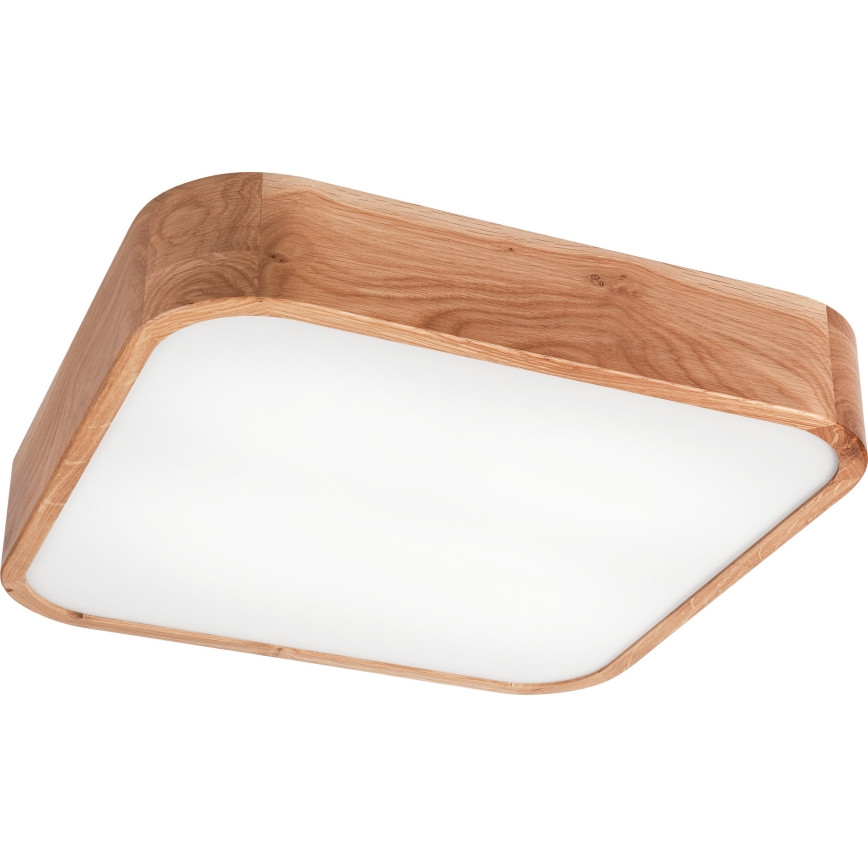 Plafonsko svetlo OAK SQUARE 4xE27/15W/230V 45x45 cm hrast