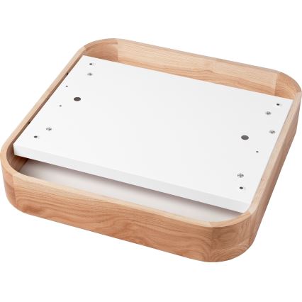 Plafonsko svetlo OAK SQUARE 4xE27/15W/230V 45x45 cm hrast
