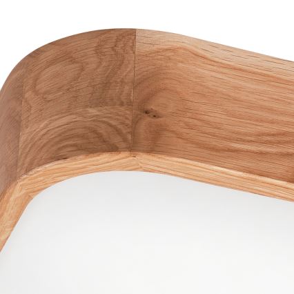 Plafonsko svetlo OAK SQUARE 4xE27/15W/230V 45x45 cm hrast