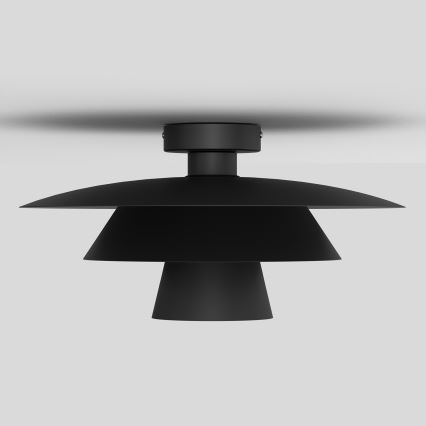 Plafonsko svetlo PLATO 1xE27/15W/230V prečnik 32 cm crno