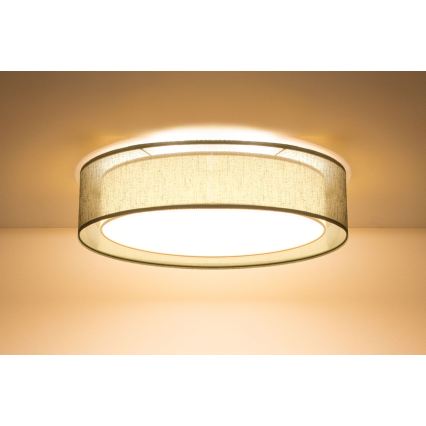 Plafonsko svetlo PURO 2xE27/40W/230V, prečnik 60 cm, zeleno