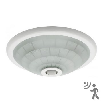 Plafonsko svetlo sa PIR senzorom FOGLER 2xE27/40W/230V