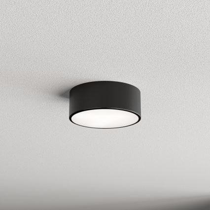 Plafonska svetiljka sa senzorom pokreta i sumraka CLEO 1xE27/40W/230V prečnika 20 cm crna