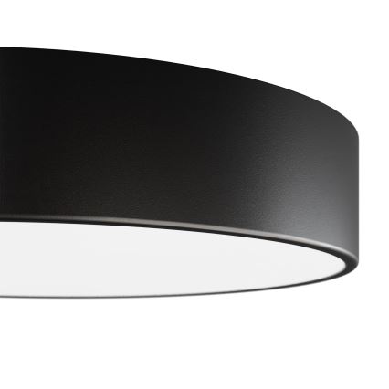 Plafonska svetiljka sa senzorom pokreta i sumraka CLEO 1xE27/40W/230V prečnika 20 cm crna