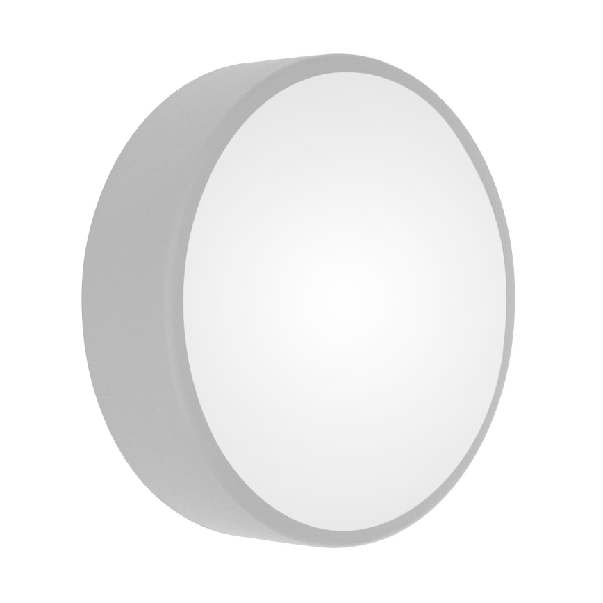 Plafonsko svetlo sa senzorom pokreta i sumraka CLEO 2xE27/24W/230V prečnik 30 cm siva