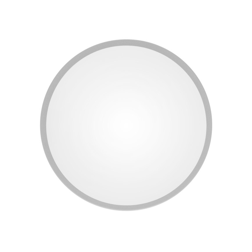 Plafonsko svetlo sa senzorom pokreta i sumraka CLEO 2xE27/24W/230V prečnik 30 cm siva