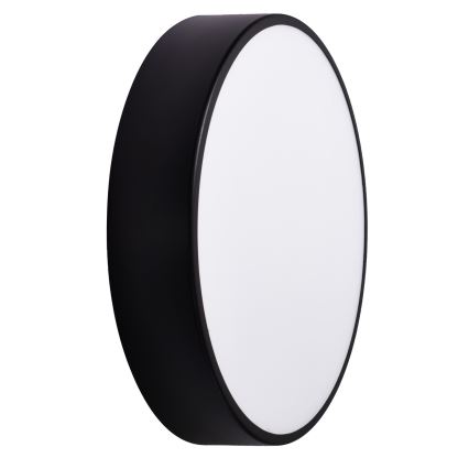 Plafonska lampa CLEO sa senzorom pokreta i sumraka 3xE27/24W/230V prečnika 40 cm, crna