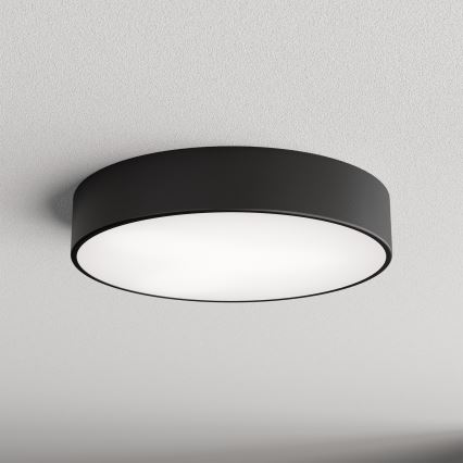 Plafonska lampa CLEO sa senzorom pokreta i sumraka 3xE27/24W/230V prečnika 40 cm, crna