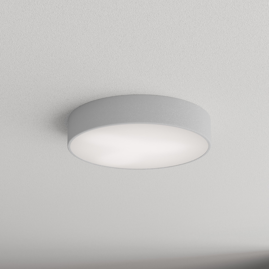 Plafonsko svetlo sa senzorom pokreta i sumraka CLEO 3xE27/24W/230V, prečnika 40 cm, sivo