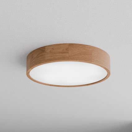 Plafonsko svetlo CLEO sa senzorom pokreta i sumraka 4xE27/24W/230V, prečnika 47,5 cm, hrast